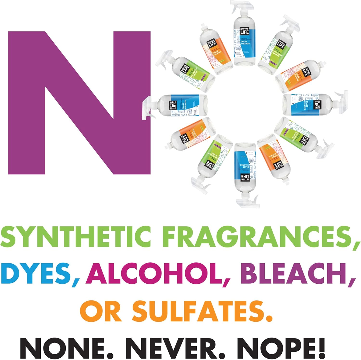 Better Life Floor Cleaner Concentrate - Liquid Multipurpose Cleaner for Wood, Tile, Laminate, Vinyl, Bamboo - Hardwood Floor Cleaner for Mopping - Citrus Mint 1 Gal Concentrate