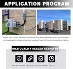 1/2 inch Liquid Tight Connector PVC Flexible Conduit Connector, Straight 180 Degree UL Listed Liquid Tight Connector, Non-Metallic Electrical Conduit Fittings (24 Pack)