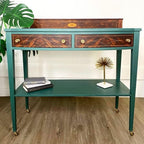 Dixie Belle Paint Company Chalk Finish Furniture Paint - Palmetto (4oz) - Matte Rich Green Chic Chalk Mineral DIY Furniture Paint