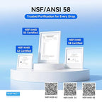WINGSOL Dual Outlet Reverse Osmosis Water Filter, Mineral Alkaline UV 0 TDS Tankless RO System, Remineralize pH+ 12-Layer Filtration Under Sink, NSF/ANSI 42&53&58 Certified, Plug-in Required
