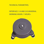 Electric rotating base pole,Used for laser level, 13.8 feet/4.2M with 47 in tripod with 1/4 inch 5/8-inch screw threads thread for Rotary and Line Lasers