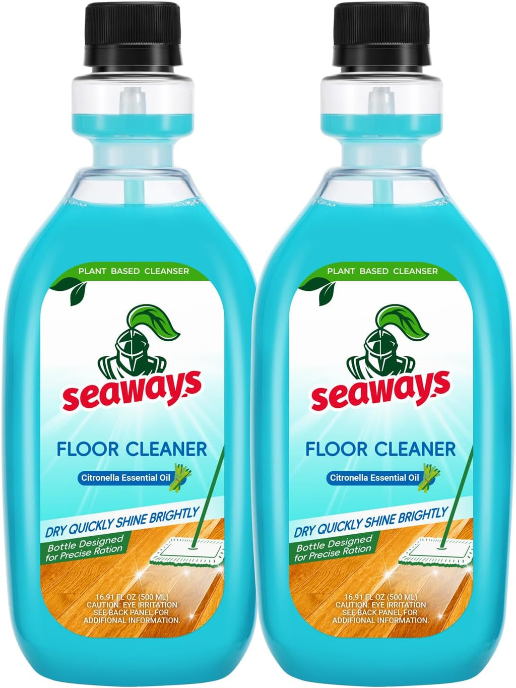 100X Concentrated Floor Cleaner Solution - Plant-Based, Pet-Safe Formula for Hardwood, Tile, Laminate, Vinyl & Bamboo - Pre-Measured Bottle for Perfect Dilution with All Robot Mops