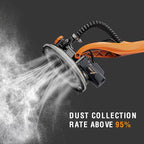 MAXXT Drywall Sander with Vacuum Dust Collection, Popcorn Ceiling Removal Tool, 6 Variable Speed Foldable Telescopic Electric WallSander, 600-1900RPM Power Sander Tool, LED Light, 18Pcs Sanding Discs