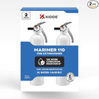 Kidde Fire Extinguisher for Boats, Single-Use 1A10BC, 2 Pack
