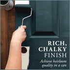 AMY HOWARD AT HOME Chalk-Based One Step Paint for Furniture, Cabinetry, Decor, Finish, and More | No Stripping, Sanding, or Priming | Dark Base | 32 Ounce | Brooks Grey