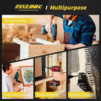 Wood Screws Assortment Kit, FIXLINK 240 PCS High Hardness Flat Head Wood Screws Set, Phillips Drive Assorted Screws, Contain 15PC Anchors and 8 Size (2-1/2”,2”,1-1/2”,1-1/4”,1”,3/4”,5/8”,1/2”), Zinc