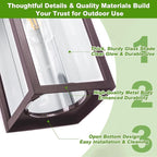 Dusk to Dawn Outdoor Wall Light Fixtures - 2 Packs Exterior Waterproof Outdoor Lighting, Modern Porch Sconces Wall Mounted Lighting, Industrial Anti-Rust Matte Outside Lantern for Front Door