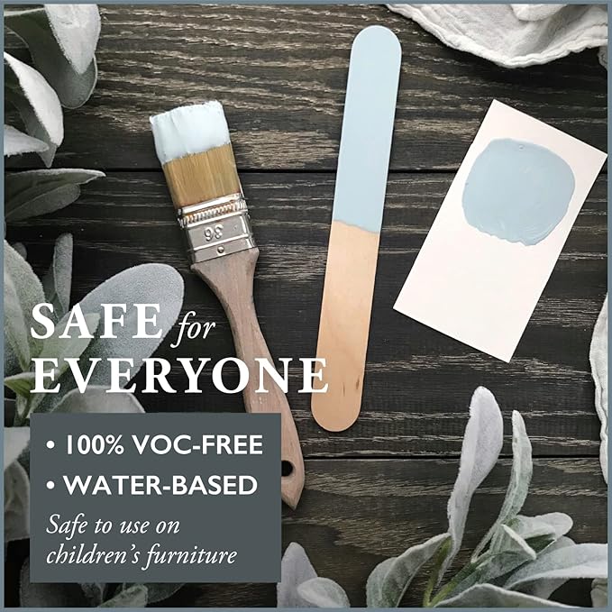 AMY HOWARD AT HOME Chalk-Based One Step Paint for Furniture, Cabinetry, Decor, Finish, and More | No Stripping, Sanding, or Priming | Ultra-Light Base | 32 Ounce | Nottoway