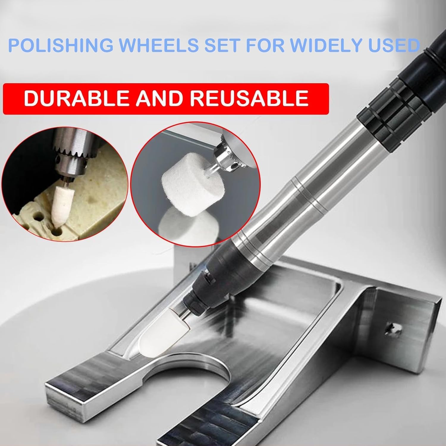 246PCS Polishing Buffing Wheel Polishing Kit for Dremel, Felt Wool Pad Set with Polish Compound, Wheel Grinding Head Point & Mandrel Kit Accessories Tools with 1/8" Shank for Jewelry Metal Polishing