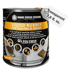 HSS Liquid Rubber Transparent 7.7oz – MS Polymer Sealant for Roof, Cracks, Walls & Any Repairs, Solvent-Free, Flexible Liquid Membrane