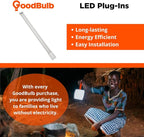 GoodBulb 17 Watt Omni LED PLL Light Bulbs Type B 4 Pin 2G11 Base 4000K Daylight High Output 2200 Lumens Car Dealership Lighting 10 Pack