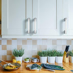 Asidrama 10 Pack 3.75 Inch(96mm) Polished Chrome Kitchen Cabinet Handles, Cabinet Pulls Kitchen Cabinet Hardware for Cupboard Drawer Pulls