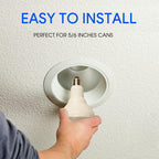 Energetic BR30 Dimmable Indoor LED Flood Light Bulb, 11W=75W, 5000K Daylight, 900LM, Ceiling Light Bulb for Cans, CRI85+, 6-Pack