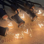 C7 Christmas Relacement Bulbs, 25 Pack Clear Light Bulbs for E12 Candelabra Base Outdoor/Indoor String Lights, 5 Watt