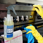 Sheila Shine 32 Oz. Stainless Steel Cleaner and Polish Trigger Spray, Protect Household Kitchen Surface, Removes Grease, Fingerprint, Watermark, Polish & Leaves a Streak Free Shine for Home Appliances