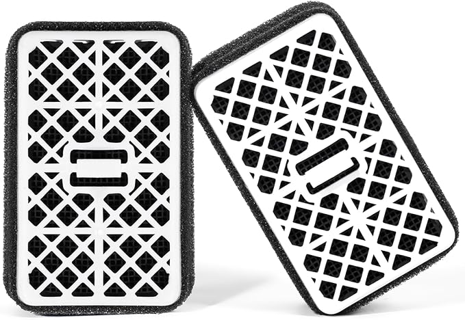 Toilet Deodorizer Filter Replacement for Toto THU6474-01/THU6474#01 THU6072,2 Pack Bathroom Toilet Air Filter Carbon Deodorizing Cartridge Parts Compatible with Washlets S550E C5 C2 SW3074 SW3054T40