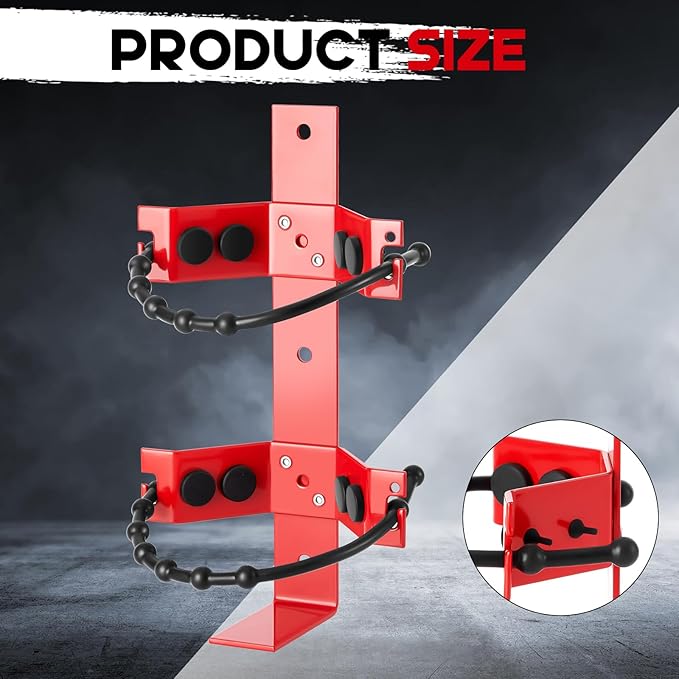 1 Pcs Fire Extinguisher Mount Bracket Adjustable, Supports up to 10 Lbs, Heavy-Duty and Easy Installation, Ideal for Home, Truck, Rv, Boat, Commercial Use, Secure and Durable Holder