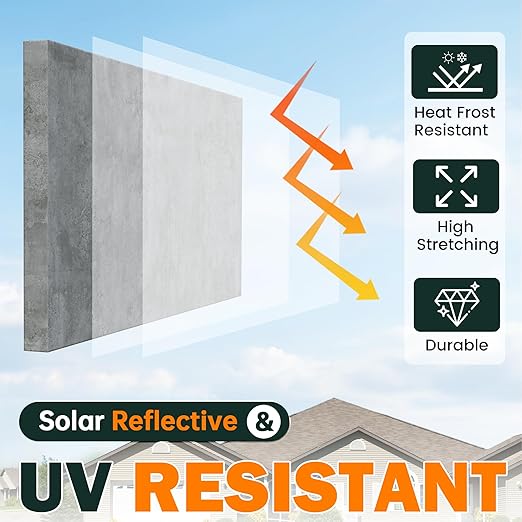 Clear Coating 1 Gallon, UV Defense, Concrete Sealer, Transparent Waterproof Adhesive & Invisible Waterproof Agent, Acrylic, for Roof, Wall, Indoor & Outdoor