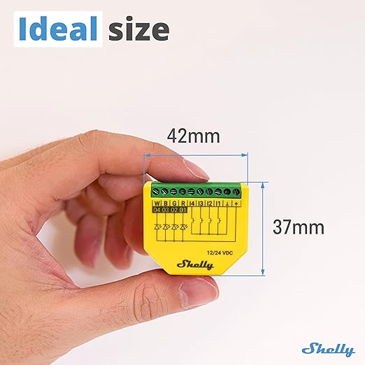 Shelly Plus RGBW PM | WiFi Smart Remote Control for RGBW Led Strips with Power Metering | Home Automation | Bluetooth Gateway | No Hub | Compatible with Alexa & Google Home | iOS Android App (2 Pack)