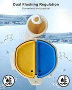 2-Inch Toilet Flush Valves, Dual Flush Valve Toilet Repair Kit Compatible with One Piece Toilets Top Push Button Valve, 10.8" Height