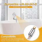 Dreyoo Shower Cartridge Replacement for MS-5AT-C, Compatible with Mixet Bathroom Single Handle Faucets, Shower Valve Parts for Single Tub and Shower Handles, Faucet Stem Repair Kits for Shower Faucet