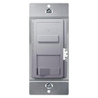 TOPGREENER Digital Dimmer Light Switch for 200W Dimmable LED/CFL Lights, Single Pole/3-Way LED Slide Dimmer Light Switch, Neutral Wire Not Required, UL Listed, TGSDS3-SV, Silver, 1 Pack