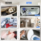 Jamini Toilet Fill Valve Replacement Kit, Quick-Install Inlet Valve with Connector & Refill Tube, Fixes Slow Filling, Leaks, Noisy Tank, Universal for Most Toilet Tanks