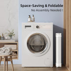 BIREN Clothes Drying Rack Foldable Extending Laundry Rack with 16 Clips Collapsible Clothing Rack Space-Saving Clothing Racks for Hanging Clothes, Indoor, Camping, Balcony, Outdoor