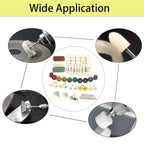 246PCS Polishing Buffing Wheel Polishing Kit for Dremel, Felt Wool Pad Set with Polish Compound, Wheel Grinding Head Point & Mandrel Kit Accessories Tools with 1/8" Shank for Jewelry Metal Polishing