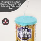 4 Pack Silicone Powder Cleanser Lids, Compatible with Bar Keepers Friend, Comet, Ajax Powder Cleanser (12 oz & 21oz), Moisture Resistance, Cleanser Accessory to Keep Powder Dry