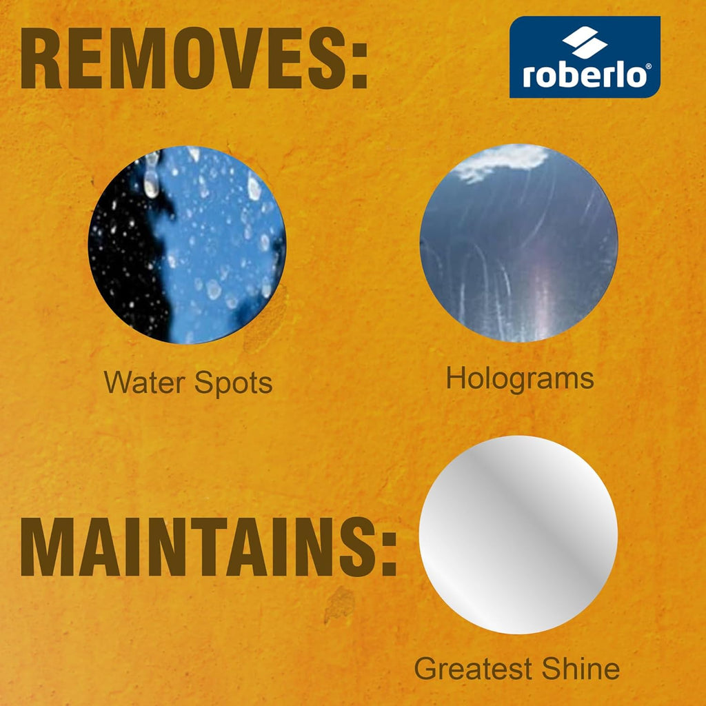 ROBERCAR UF920 Ultra Fine Polish - Premium Buffing, Cutting, & Polishing Compound for Automotive Paint Restoration, Polishing Kit - 1KG - High-Gloss Finish