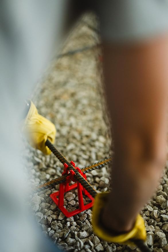 HERCULES 3" Rebar Chair - (50 Count) Superior Strength & Quality Concrete Snap Rebar Chair