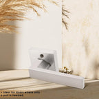 Gobrico Square Satin Nickel Door Levers One Side Dummy Inactive Door Handles for Interior Door Closets French Doors