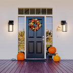 Kalium Porch Lights Outdoor Wall Light Fixture 2pcs, Matte Black, Wall Sconce 12.4 in, Toughened Frame, Clear Glass Shade, Waterproof Lanterns, Suitable for Patio, Exterior, Front, Door, Entryway