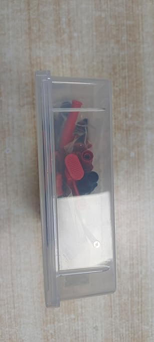 25PCS Multimeter Test Leads Kit, Test Leads Set with Replaceable Alligator Clips,Wire Piercing Probes, Alligator Clips,Test Hook Clips,Test Tweezer for Digital Electrical Multimeter Testing