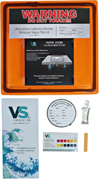 Vapor Score Moisture Tester for Concrete Slab, Calcium Chloride Test Kit – Easy-to-Use Water Damage Detector and Moisture Analyzer (3-Pack)