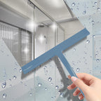 Richmirth Shower Glass Cleaner Squeegee, 9 Inch Width Silicone Bathroom Squeegee for Shower, Glass, Car Window, Mirror - Green