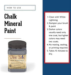 Dixie Belle Paint Company Chalk Finish Furniture Paint - Mason Dixon Gray (32oz) - Matte Charcoal Gray Chic Chalk Mineral DIY Furniture Paint