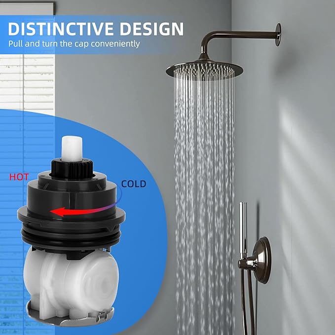RP46463 Delta Cartridge Replacement for Monitor 17 Series (2006-Present)，Compatible with Delta Dual Function Bath Tub and Shower Faucet Valve，Delta Shower Cartridge Replacement