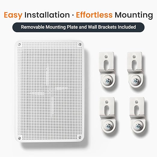 QILIPSU Waterproof Junction Box IP67 Outdoor Plastic Electrical Project Enclosure Weatherproof with Mounting Plate, Wall Brackets, Hinged Clear Cover 14.8"x10.8"x6.1" CC