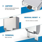 GLOSO Maxi Blade Circuit Breaker Fuse 30A AMP, T3 Manual Reset (30A)