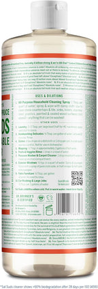 Dr. Bronner's - Sal Suds Biodegradable Cleaner (32oz, 2-Pack) – Concentrated All Purpose Cleaning Solution & Mop Soap, For Floors, Laundry & Dishes – Powerful Formula Made with Plant-Based Surfactants