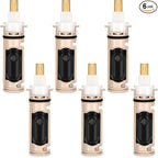 Qunclay 6 Pack Handle Faucets Tub Bathtub Shower Cartridge Replacement Tool Brass and Plastic Shower Part Compatible with Moen 1222 Replacement Cartridge Kit