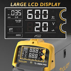 TOOLIOM Aluminum MIG Welder with Pulse 250A 110V/220V Dual Voltage 4 in 1 Multifunctional Welding Machine Gas/Gasless Flux MIG/Lift TIG/Stick with Spool Gun Compatible