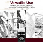 Fuller Brush Silver Cleaner Polish, Removes Tarnish & Prevents Future Buildup, Safe for Silver Plate, Sterling, Chrome, Antique Silver, 2-Pack