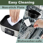 Electric Rapid Egg Cooker, 6 Egg Capacity for Hard Boiled Eggs, Poached Eggs, Scrambled Eggs, or Omelets Maker with Auto Shut Off (Sliver)