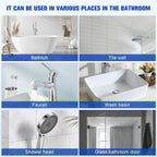 2Pcs Stubborn Stains Cleaner,Limescale Cleaner,Bathroom Foam Cleaner Spray,Bathroom Descaler Cleaner,All-Purpose Bathroom Descaler Foam Spray 2.02 floz