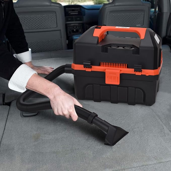 LIGO 20V Cordless Shop Vacuum, 2.64 Gallon, Portable, Wet/Dry, Handheld, with Blowing Function- Includes 4.0 Ah Battery, HEPA, Foam Filters and Charger(Upgrade)