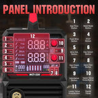 YESWELDER Multifunctional Welders Combo&Plasma Cutter, 6-In-1 MIG/Flux Core MIG/CUT/TIG/Stick/Spool Gun Compatible, 200A MIG/TIG/Stick & 50A CUT, 110V/220V MCT-520