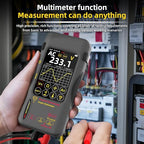 BSIDE Thermal Imager Multimeter 2 in 1, 320×320 IR Resolution with 20000 Words Multimeter 3.98'' Touchscreen 25Hz Infrared Thermal Camera 15 Thermal Palettes TRMS Auto-Ranging Tester